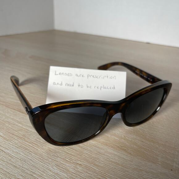Ray-Ban RB4227 710/T5 Sunglasses FRAMES ONLY Brown 55-17-140 3N Made in Italy - Picture 1 of 8